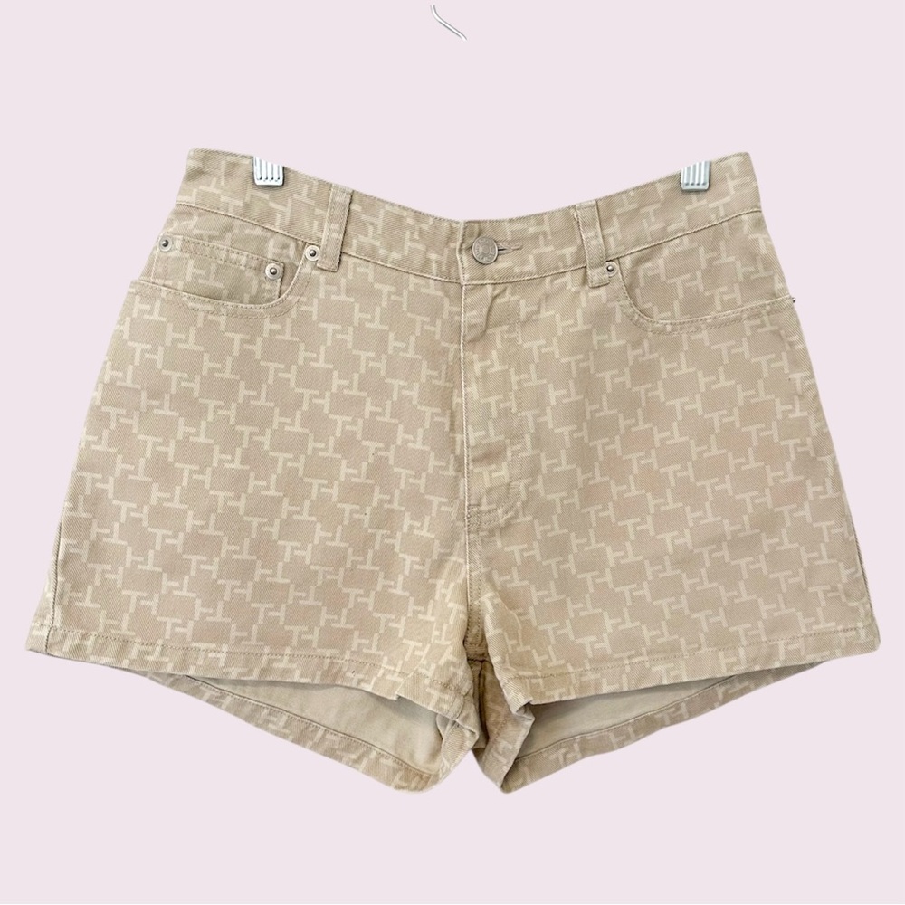 90s y2k Tommy Hilfiger logo high waisted shorts